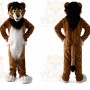 Brown Lion Mascot Costume