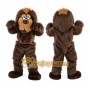 Brown Long Hairy Dog Mascot Costume for Adult