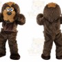 Brown Long Hairy Dog Mascot Costume for Adult