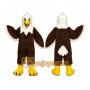 Brown Long-Haired Eagle Mascot Costume