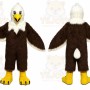 Brown Long-Haired Eagle Mascot Costume