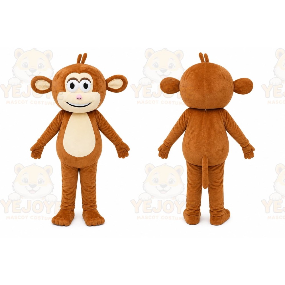 Brown Monkey Mascot Costume