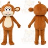 Brown Monkey Mascot Costume
