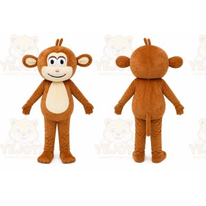 Brown Monkey Mascot Costume