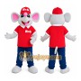 Brown Mouse Mascot Costume
