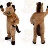 Brown Mustang Horse Mascot Costume