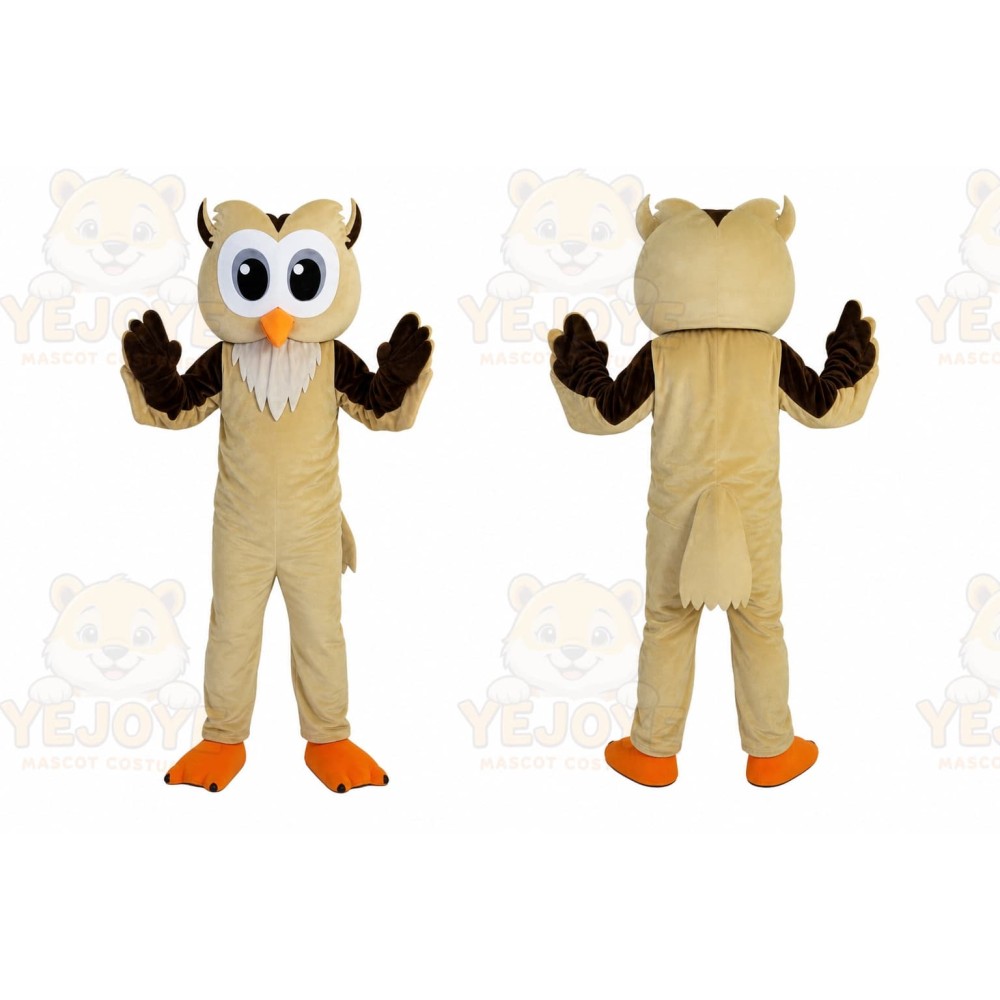 Brown Owl Mascot Costume