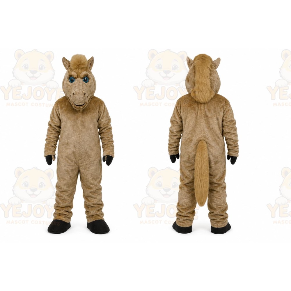 Brown Pepper Horse Mascot Costume