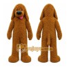 Brown Poodle Dog Mascot Costume Brown Poodle Dog Mascot Costume