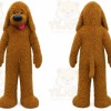 Brown Poodle Dog Mascot Costume