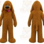 Brown Poodle Dog Mascot Costume
