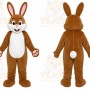Brown Rabbit Mascot Costume
