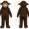 Brown Sheep Mascot Costume
