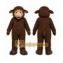 Brown Sheep Mascot Costume