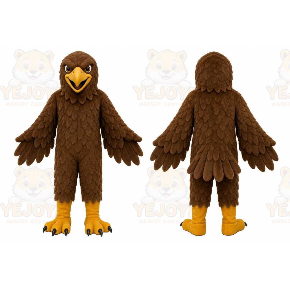 Brown Sport Eagle Mascot Costume for Adult