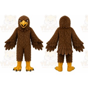 Brown Sport Eagle Mascot Costume for Adult