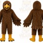 Brown Sport Eagle Mascot Costume for Adult