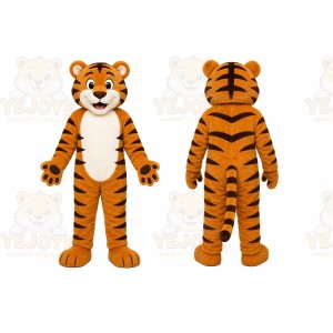 Brown Sport Tiger Mascot Costume