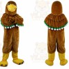 Brown Sports Eagle Mascot Costume