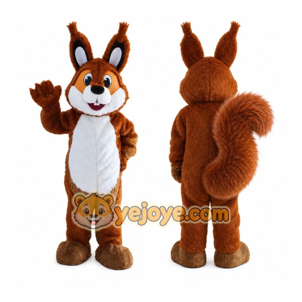 Brown Squirrel Mascot Costume Adult Cartoon Cosplay Costume