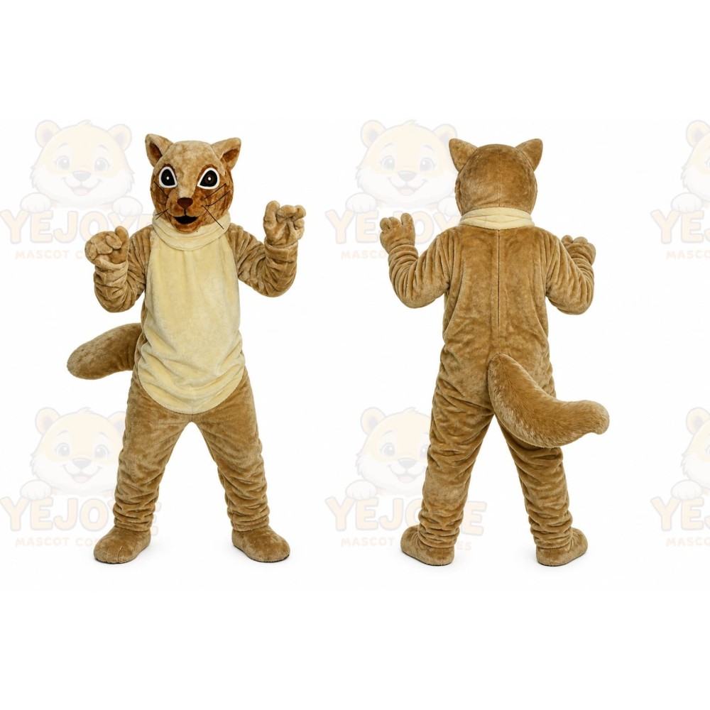 Brown Squirrel Mascot Costume