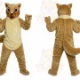 Brown Squirrel Mascot Costume