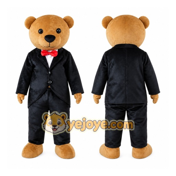 Brown Teddy Bear Mascot Costume