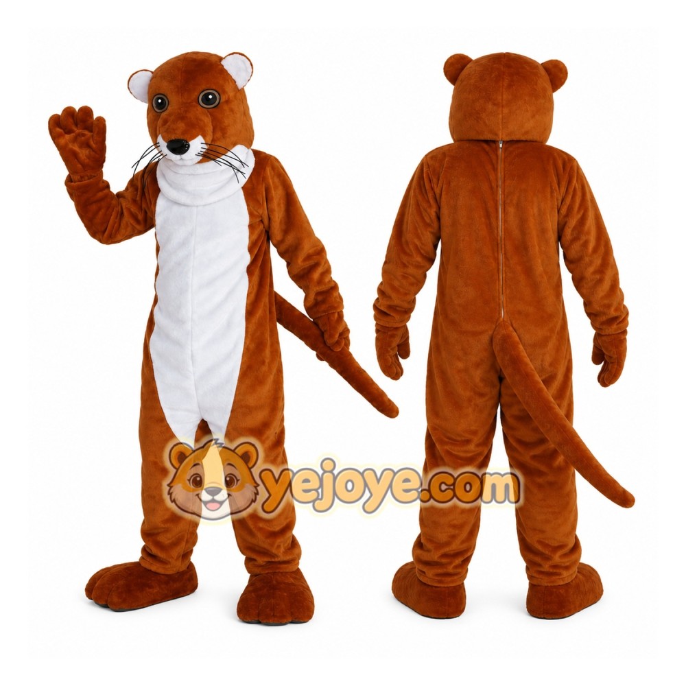 Brown Weasel Stoat Mascot Costume for Adult Brown Weasel Stoat Mascot Costume for Adult