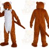 Brown Weasel Stoat Mascot Costume for Adult