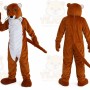 Brown Weasel Stoat Mascot Costume for Adult