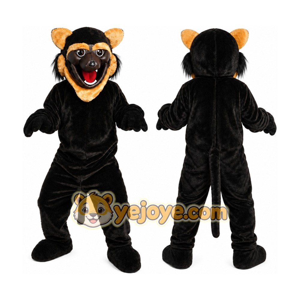 Brown Wolf Mascot Costume