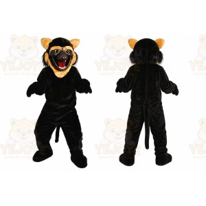 Brown Wildcat Tiger Mascot Costume