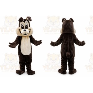 Brown Wolf Coyote Mascot Costume