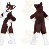 Brown Wolf Mascot Costume