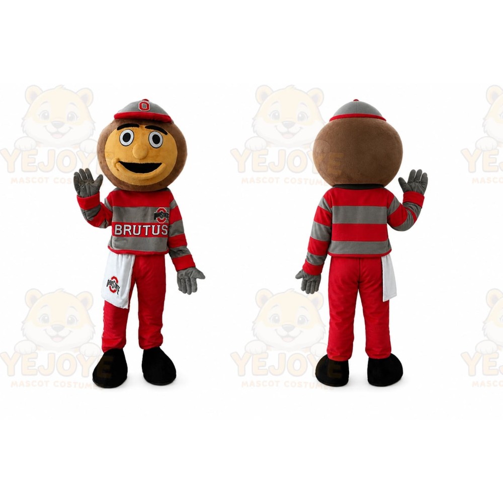 Brutus Mascot Costume Adult Brutus Buckeye Costume
