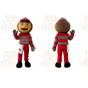 Brutus Mascot Costume Adult Brutus Buckeye Costume