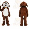 Buddy White & Brown Dog Mascot Costume