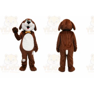 Buddy White & Brown Dog Mascot Costume