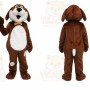 Buddy White & Brown Dog Mascot Costume