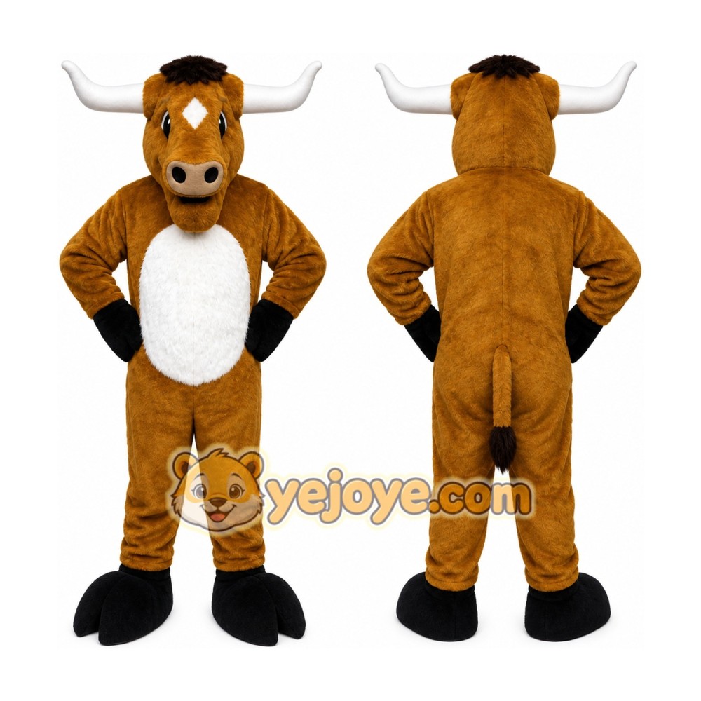 Bull Cattle Mascot Costume