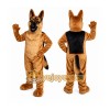 Black and Tan Dog Mascot Costume Black and Tan Dog Mascot Costume