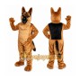 Black and Tan Dog Mascot Costume