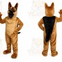 Bulldog And Husky Dog Mascot Costumes