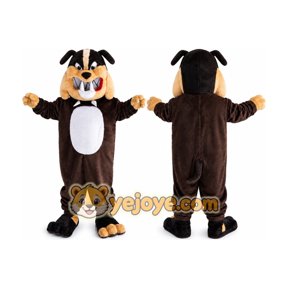 Bulldog Mascot Costume Cartoon Character