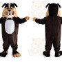 Bulldog Mascot Costume Cartoon Character