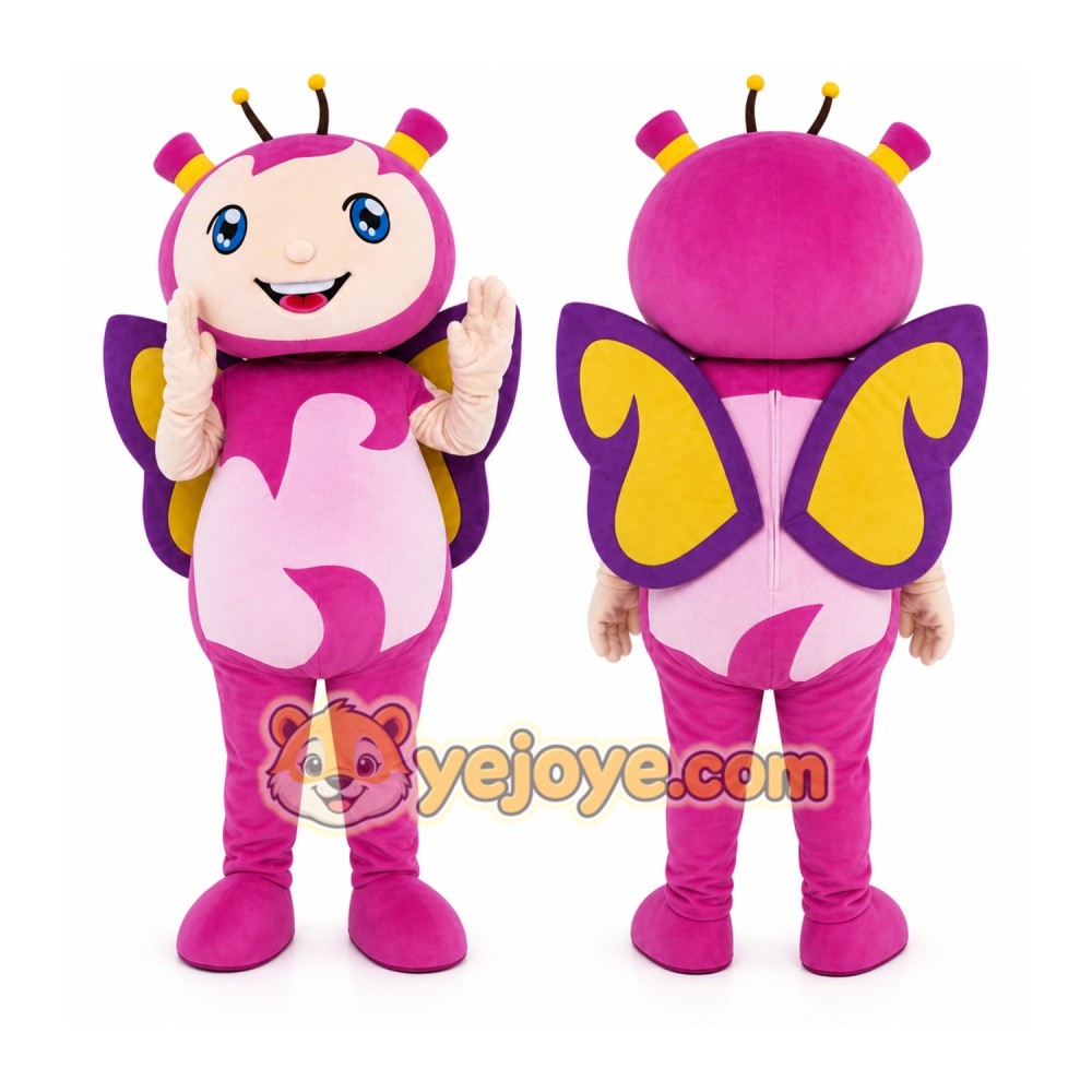 Butterfly Moth Glow Worm Fireworm Firefly Bee Mascot Costume