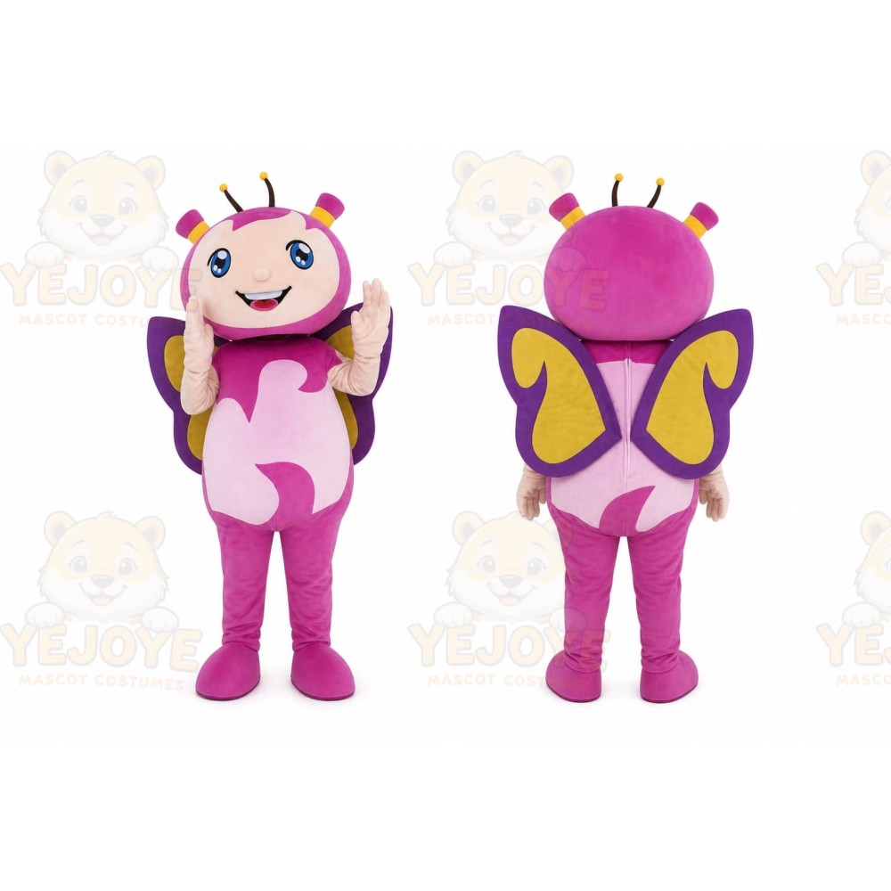 Butterfly Moth Glow Worm Fireworm Firefly Bee Mascot Costume