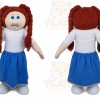 Cabbage Patch Girl Mascot Costume