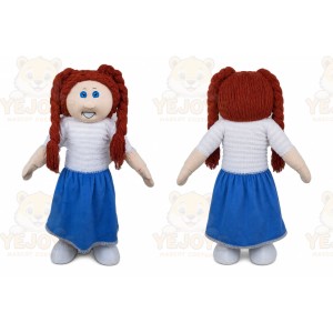 Cabbage Patch Girl Mascot Costume