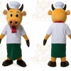 Calf Bull Cow Chef Mascot Costume